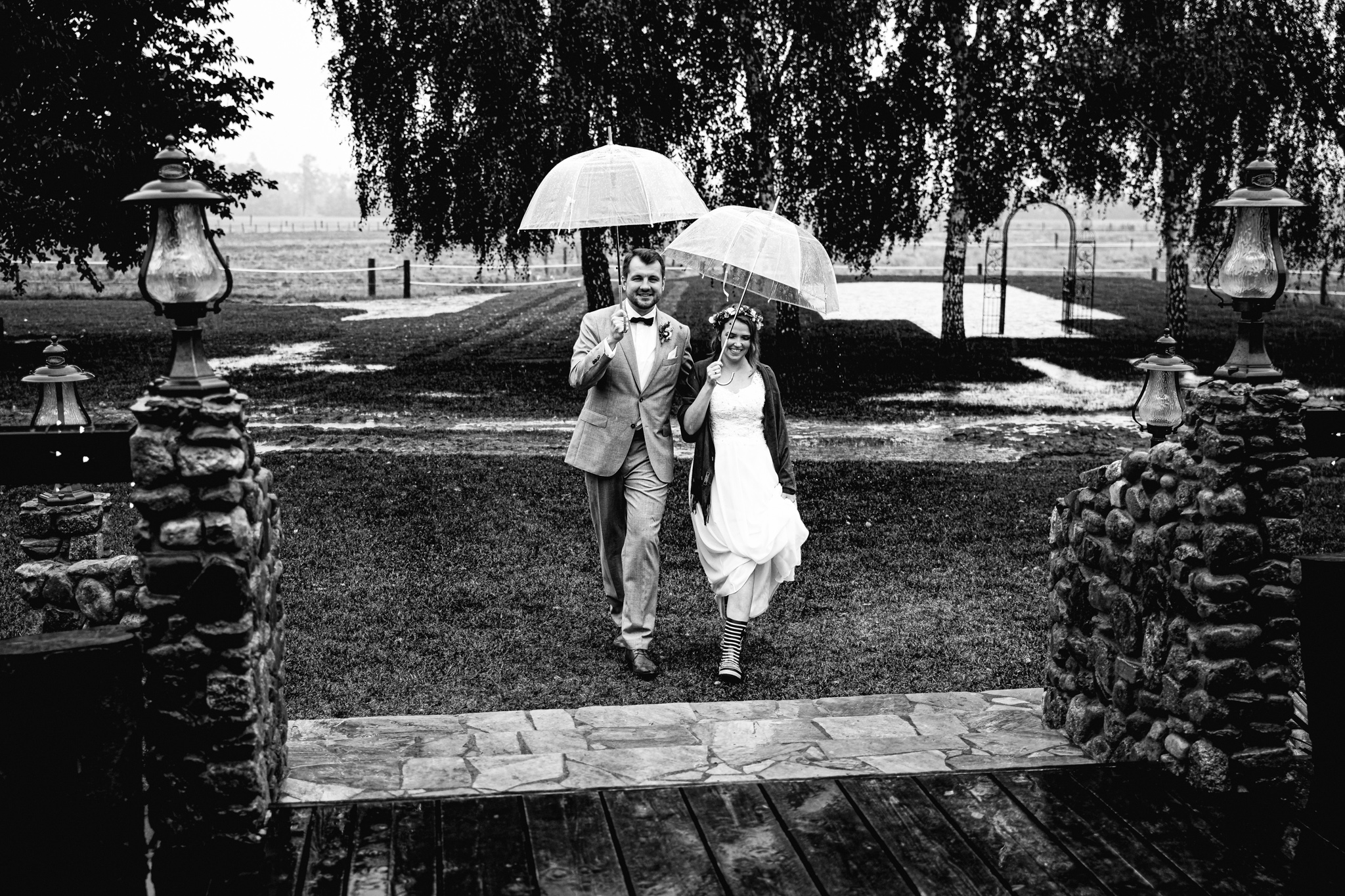 Hochzeitsfotos regen